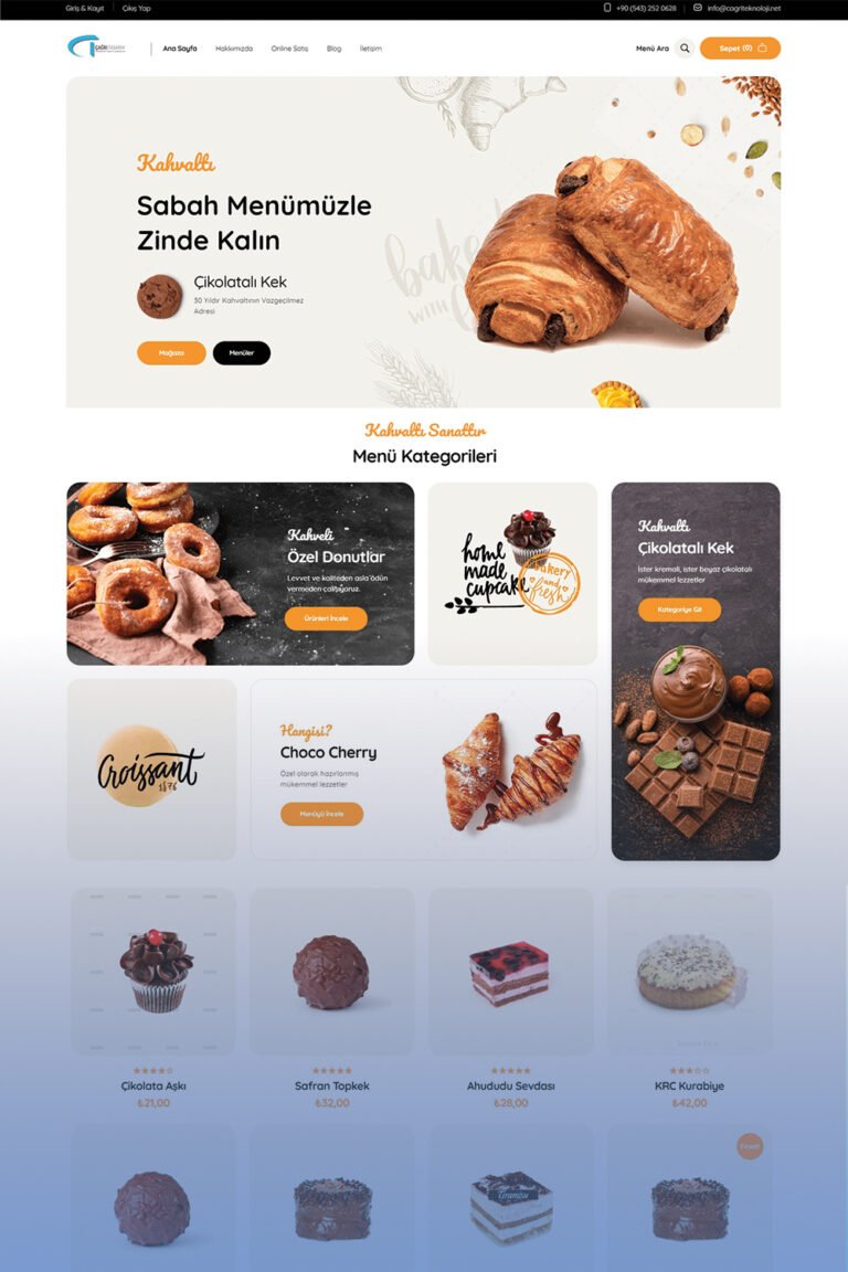 Cafe Web Tasarımı