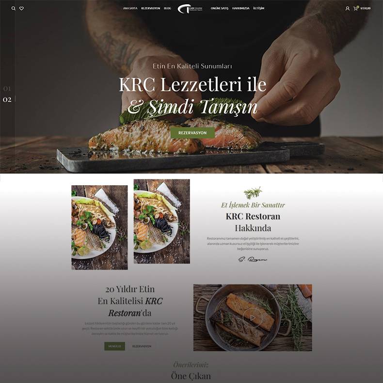 Restoran Lokanta Web Tasarımı