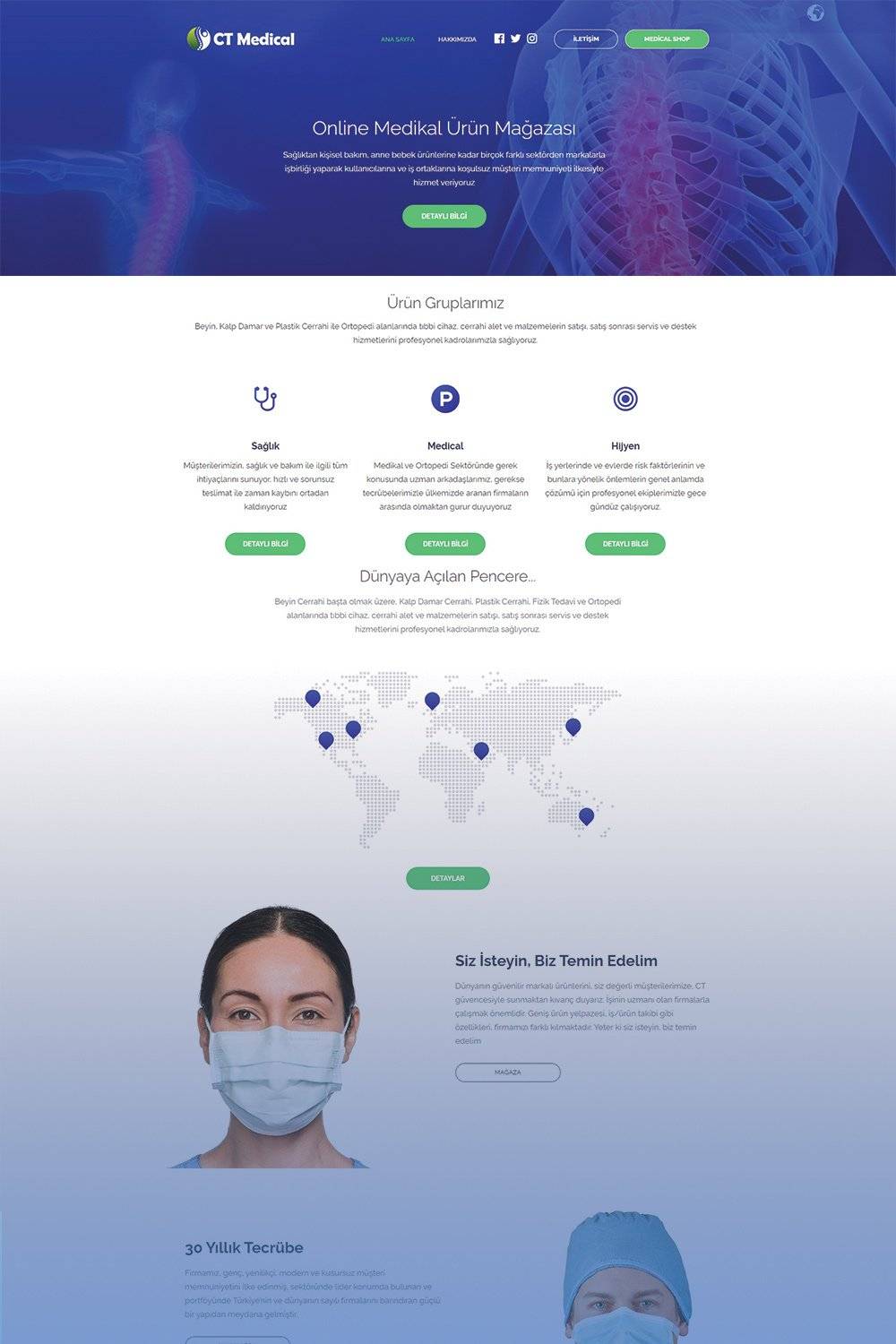 Medical Web Tasarımları